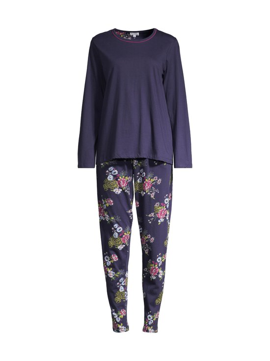 Damella - Flower-pyjama - 320 NAVY/PINK | Stockmann - photo 1