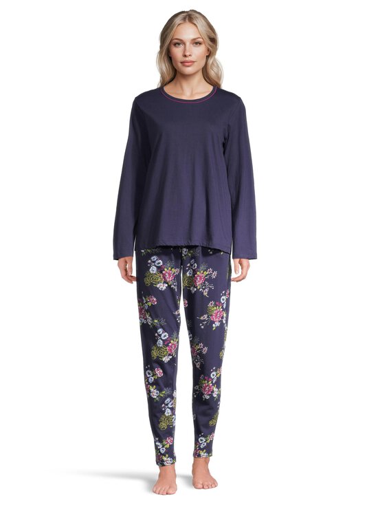 Damella - Flower-pyjama - 320 NAVY/PINK | Stockmann - photo 4