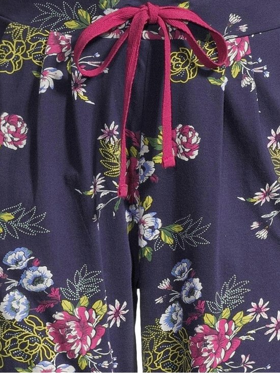 Damella - Flower-pyjama - 320 NAVY/PINK | Stockmann - photo 7