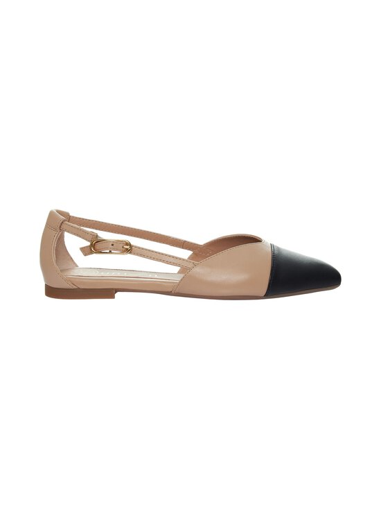 Unisa - Abela Ballerina -avokas - SKIN/BLK | Stockmann - photo 1