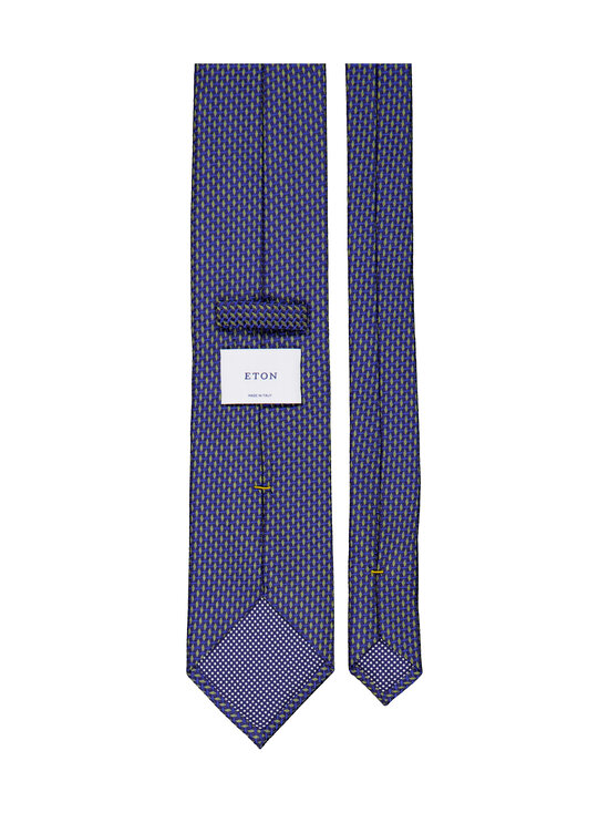 Eton - Micro Geometric -silkkisolmio - DARK GREEN | Stockmann - photo 2