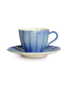 Mateus - Tass ja alustass Oyster 25 cl - LIGHT BLUE | Stockmann