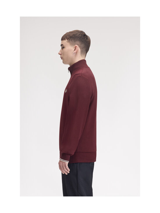 Fred Perry - Särk Half Zip - 64A OXBLOOD/ECRU | Stockmann - photo 4