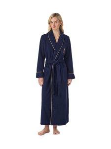 Lauren Ralph Lauren - Shawl Collar Long -aamutakki - 400 NAVY Lauren Ralph Lauren - Shawl Collar Long -aamutakki - 400 NAVY | Stockmann