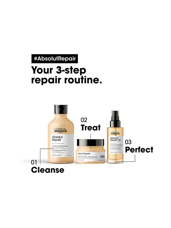 L'Oréal Professionnel - Absolut Repair Gold šampūns 300 ml - NOCOL - photo 4 L'Oréal Professionnel - Absolut Repair Gold šampūns 300 ml - NOCOL | Stockmann - photo 4