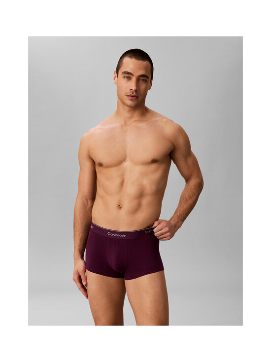 Calvin Klein Underwear - Low Rise apakšbikses, 3 gab. - 4M0 BLACK/HARBOR MIST/DARK PURPLE W/ DT | Stockmann - photo 3