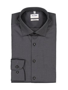 Olymp - Triiksärk Body Fit Contrast Button - 67 ANTHRAZIT | Stockmann