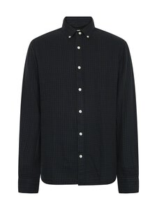 Knowledge Cotton Apparel - Ruudullinen kauluspaita - 7023 GREEN CHECK | Stockmann