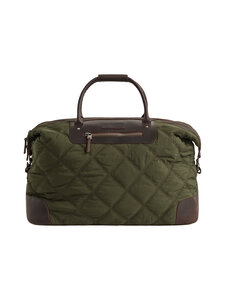 GANT - Quilted Duffle -laukku - 368 DARK MOSS GREEN | Stockmann