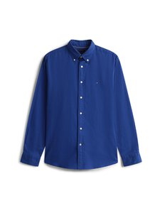 Tommy Hilfiger - Flex Flannel Solid Regular Fit -kauluspaita - C7G PREPPY NAVY | Stockmann