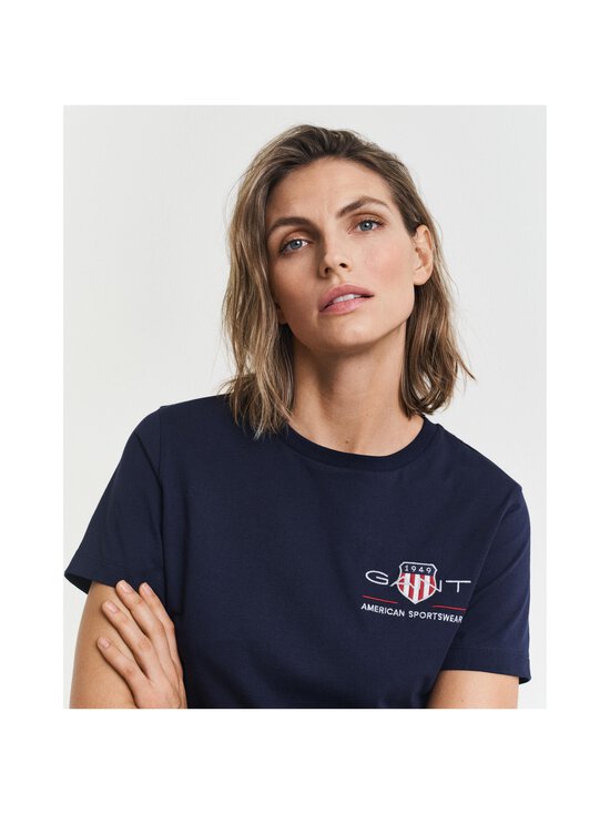 GANT - Regular Archive Shield t-paita - 433 EVENING BLUE | Stockmann - photo 4