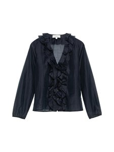 Comma - Frillapaitapusero - 5976 NAVY | Stockmann