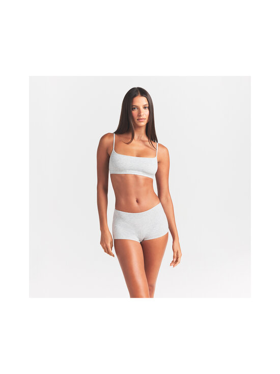 SKIMS - Everyday Cotton Scoop -rintaliivit - LIGHT HEATHER GREY | Stockmann - photo 4
