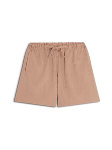 Maison Kitsuné - Elasticated Striped -shortsit - 0490 TAUPE GRAY | Stockmann
