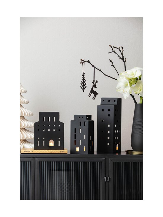 Villeroy & Boch - Christmas Chic Hurricane -kynttilälyhty 20 cm - BLACK | Stockmann - photo 2