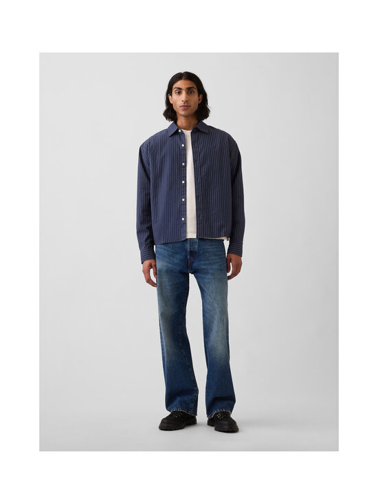 GAP - Cropped Oxford Relaxed krekls - BLUE WHITE STRIPE | Stockmann - photo 3