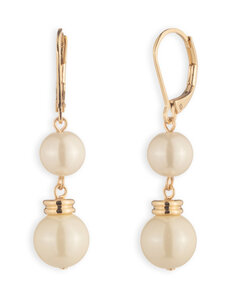 Lauren Ralph Lauren - Kõrvarõngad Lindella Pearl Double Drop - GLD/ WHITE | Stockmann
