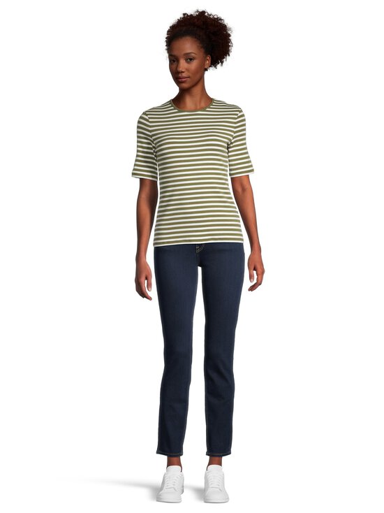 GANT - T-särk Slim Striped - 303 MOSS GREEN - photo 2 GANT - T-särk Slim Striped - 303 MOSS GREEN | Stockmann - photo 2