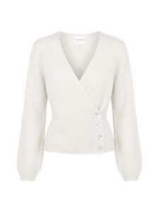 AMERICANDREAMS - Kardigan Mariya Wrap - WHITE | Stockmann