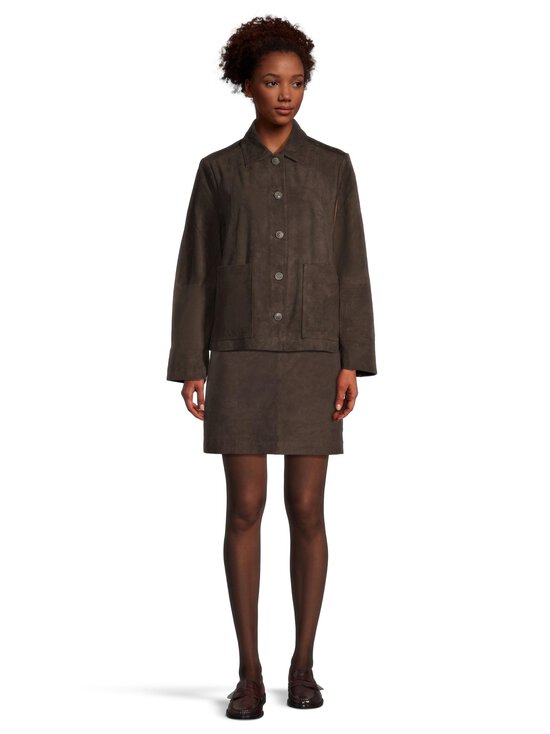 Lexington - Short Suede -nahkatakki - 246 DARK BROWN | Stockmann - photo 2