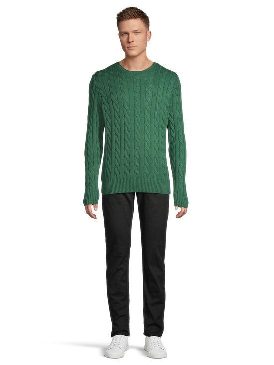 Polo Ralph Lauren - Driver-palmikkoneule - KALE GREEN - photo 2 Polo Ralph Lauren - Driver-palmikkoneule - KALE GREEN | Stockmann - photo 2
