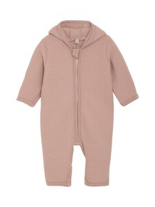 HUTTELIHUT - Pram Suit Ears Fleece -villahaalari - 5510 MAHOGANY ROSE | Stockmann