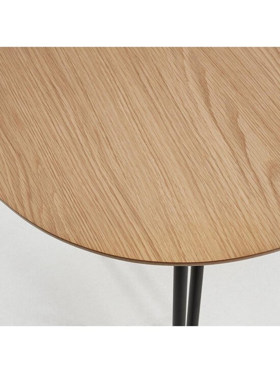 Kave Home - Novac- jatkettava ruokapöytä tammi/musta 90 x 140/220 cm - BROWN | Stockmann - photo 6