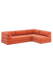 Innovation Living - CozyPad-vuodesohva Esina-kangas 412 rust orange 312 x 208 cm / käsinojilla - ORANGE | Stockmann