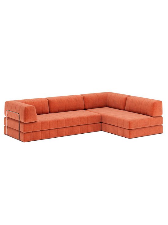 Innovation Living - CozyPad-vuodesohva Esina-kangas 412 rust orange 312 x 208 cm / käsinojilla - ORANGE | Stockmann - photo 1