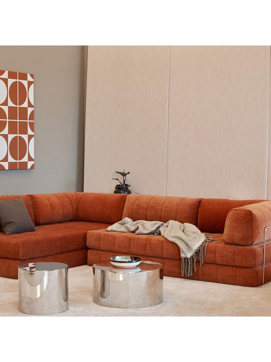 Innovation Living - CozyPad-vuodesohva Esina-kangas 412 rust orange 312 x 208 cm / käsinojilla - ORANGE | Stockmann - photo 5