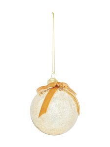 Casa Stockmann - Ball With Bow Ziemassvētku rotājums - GOLDEN | Stockmann