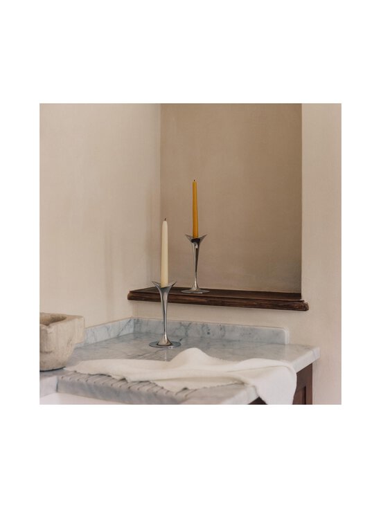 Georg Jensen - Bloom Small -kynttilänjalat 2 kpl - STEEL | Stockmann - photo 4