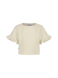 Metsola - Wide Rib -frillapusero - WHITE | Stockmann