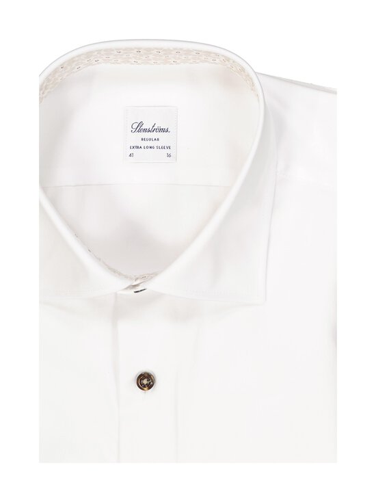 Stenströms - Regular Fit Contrast krekls ar apkakli un pagarinātām piedurknēm - 000 WHITE - photo 2 Stenströms - Regular Fit Contrast krekls ar apkakli un pagarinātām piedurknēm - 000 WHITE | Stockmann - photo 2
