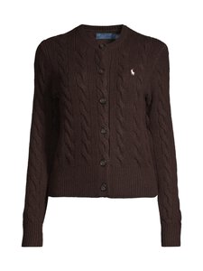 Polo Ralph Lauren - Palmikkoneuletakki - WALNUT BROWN MELANGE | Stockmann