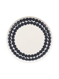 Marimekko - Taldrik Siirtolapuutarha 20 cm - WHITE, CHARCOAL | Stockmann