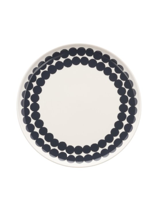 Marimekko - Taldrik Siirtolapuutarha 20 cm - WHITE, CHARCOAL | Stockmann - photo 1