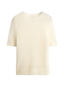 GANT - Lyhythihainen C-neck-neule - 130 CREAM | Stockmann