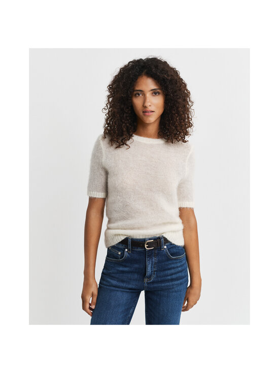 GANT - Lyhythihainen C-neck-neule - 130 CREAM | Stockmann - photo 2