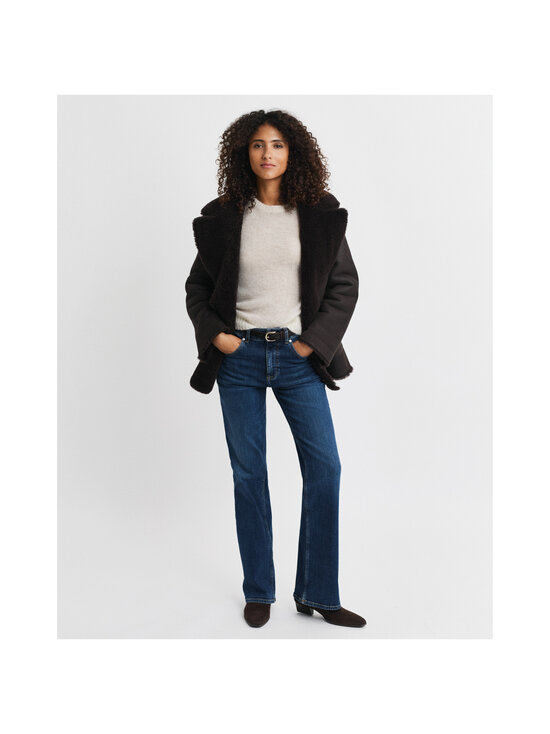 GANT - Lyhythihainen C-neck-neule - 130 CREAM | Stockmann - photo 5