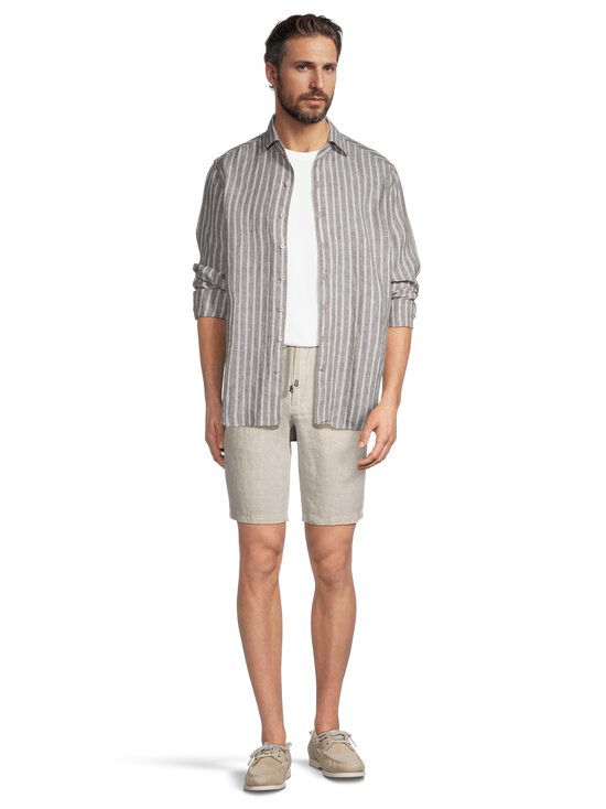 Oscar Jacobson - Triiksärk One Piece Striped Regular Fit - 825 MATT GREEN | Stockmann - photo 4