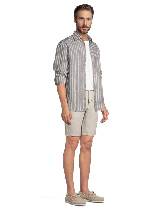 Oscar Jacobson - Triiksärk One Piece Striped Regular Fit - 825 MATT GREEN | Stockmann - photo 6