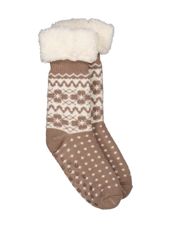 Cuddly Socks - Riga Anti-slip -sukat - 8500 DEEP TAUPE | Stockmann - photo 1