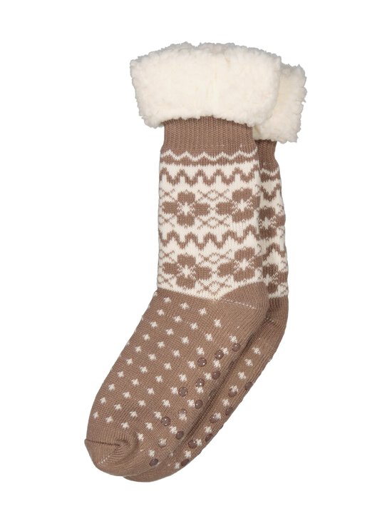 Cuddly Socks - Riga Anti-slip -sukat - 8500 DEEP TAUPE | Stockmann - photo 2