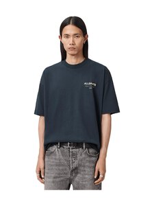 Allsaints - Underground T-krekls - MOONLIT BLUE | Stockmann