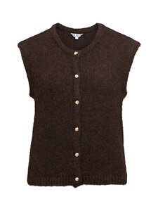 Object - ObjSaggia adīta veste - SEAL BROWN DETAIL:MELANGE | Stockmann