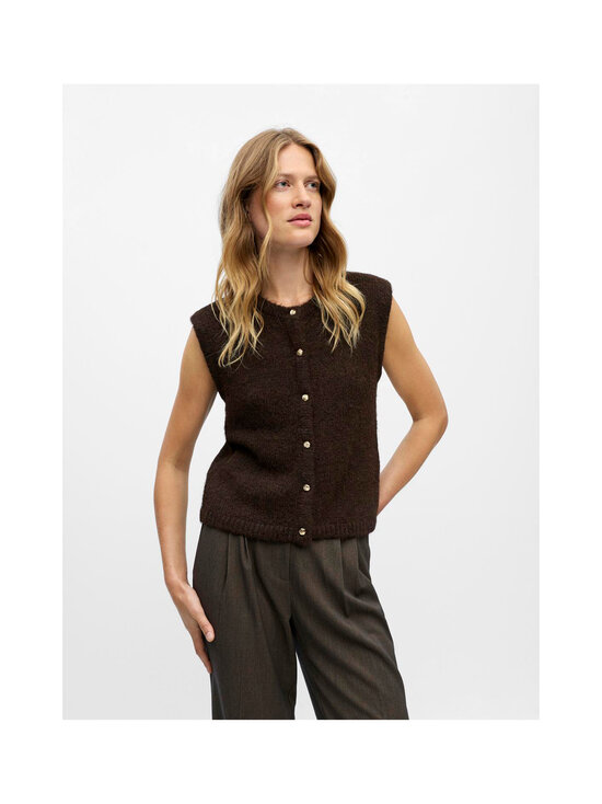 Object - ObjSaggia adīta veste - SEAL BROWN DETAIL:MELANGE | Stockmann - photo 4
