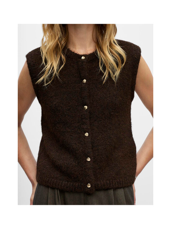 Object - ObjSaggia adīta veste - SEAL BROWN DETAIL:MELANGE | Stockmann - photo 6