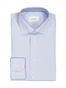 Eton - Triiksärk Contemporary Fit Floral Effect - 21 LIGHT BLUE | Stockmann
