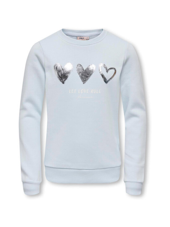 KIDS ONLY - KogMary Life O-Neck -collegepaita - BALLAD BLUE PRINT:RULE SILVER | Stockmann - photo 1
